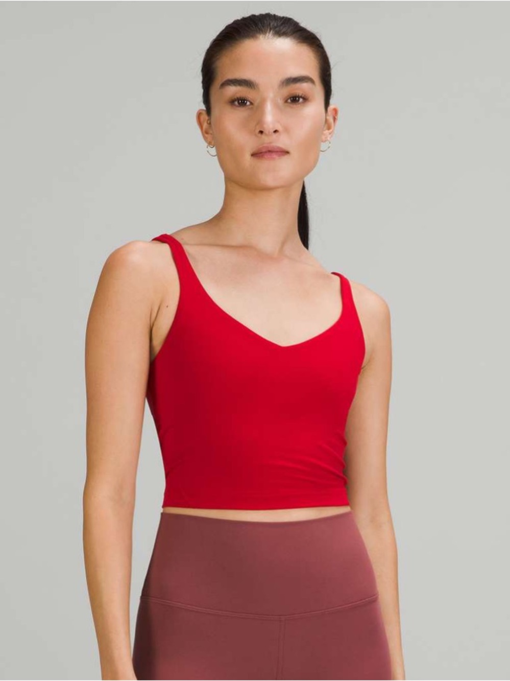 Lululemon Align Tank Lunar New Year in shade “Dark Red”